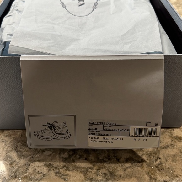 Prada Womens Calzature Donna Knit Sneakers - Picture 8 of 8